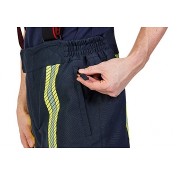 Ubranie bojowe FIRE FLEX – granatowo-złoty NOMEX® NXT (CNBOP) + napisy